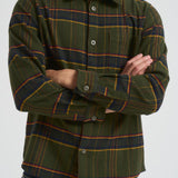 Camicia uomo a quadri verde 1000546 515 LES DEUX 
