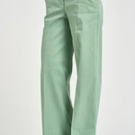 Pantalone donna gamba dritta verde menta 104929A34I JACOPONET80 PINKO 