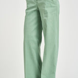 Pantalone donna gamba dritta verde menta 104929A34I JACOPONET80 PINKO 