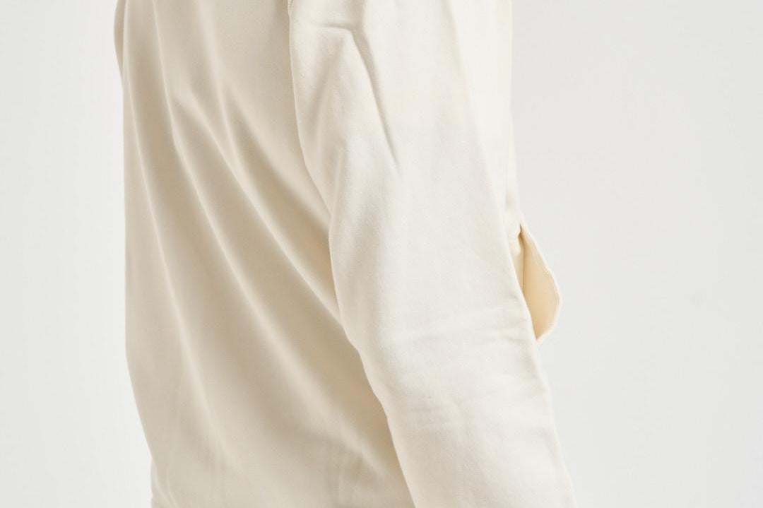 Felpa uomo con zip panna 6100061 S0051V0093 STONE ISLAND 