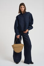 Jeans palazzo in denim donna LPE10V86 BLU NINE IN THE MORNING 