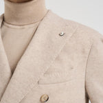 Giacca uomo doppiopetto beige 2813 557013 L.B.M. 