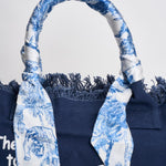 Borsa donna Vanity blu e celeste VANITY 09850L MC2 SAINT BARTH 