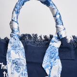 Borsa donna Vanity blu e celeste VANITY 09850L MC2 SAINT BARTH 