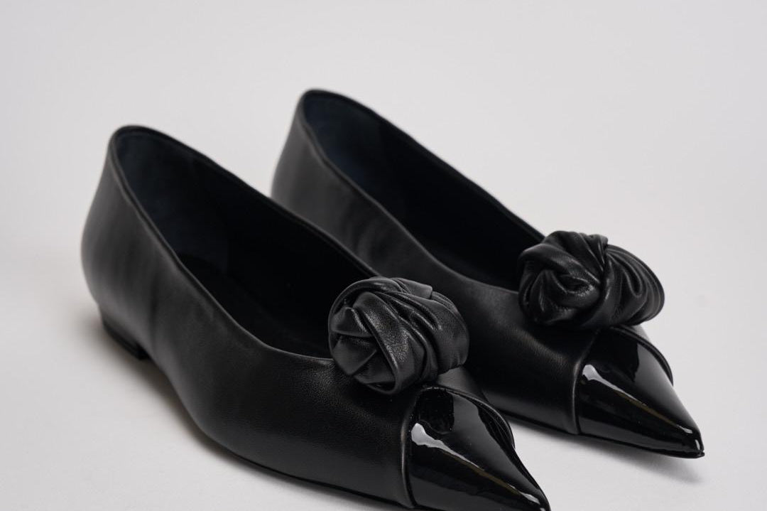 Ballerina donna a punta nera 115979100 BLACK100 ROTATE 