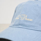 Cappellino uomo da baseball celeste LDM703046 474474WASHEDENIM BLUE LES DEUX 