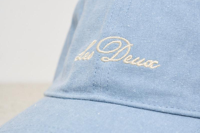 Cappellino uomo da baseball celeste LDM703046 474474WASHEDENIM BLUE LES DEUX 