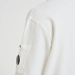 Felpa uomo gircollo bianca SS718A 006372G103 CP COMPANY 