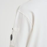 Felpa uomo gircollo bianca SS718A 006372G103 CP COMPANY 