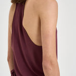 Abito donna lungo bordeaux TM190147B ROUGENOIR THE ANDAMANE 