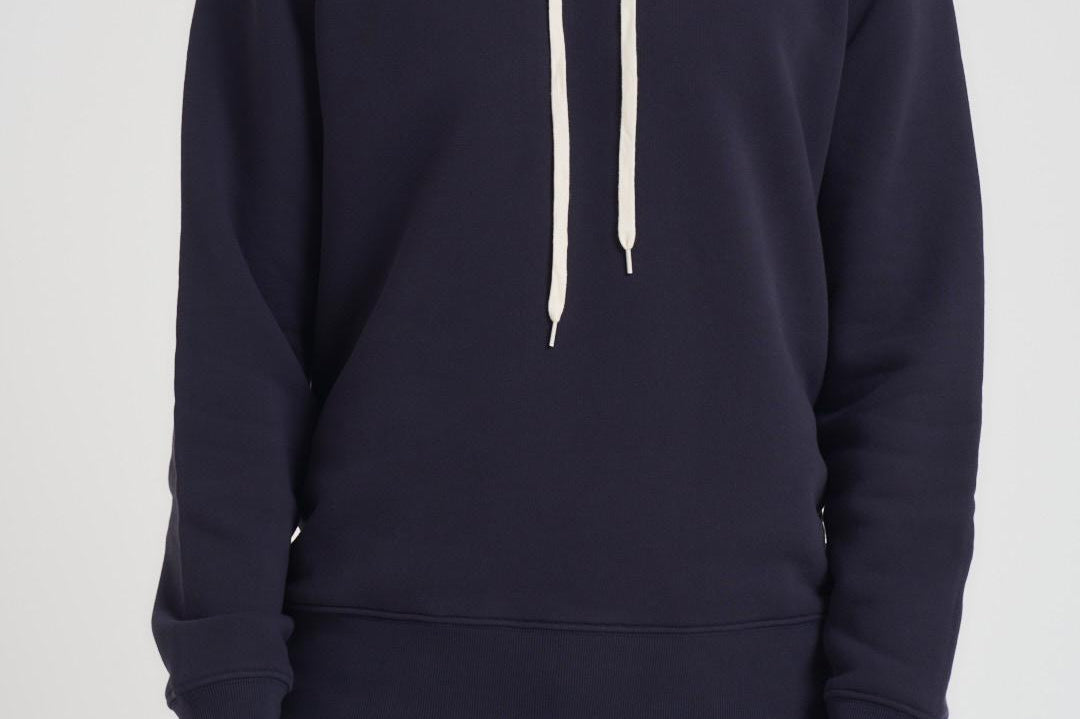 Felpa uomo con cappuccio blu HOPM A2JB AUTRY 