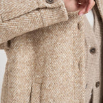 Giacca in lana alpaca bouclé A21026 947 PESERICO 