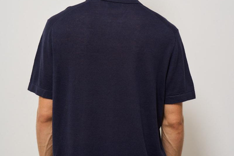 Polo uomo blu LDM310120 460460DARK NAVY LES DEUX 