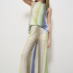 Top donna girocollo a righe DS25SK0U BK042DSM9N9 MISSONI 