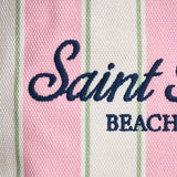 Borsa donna colette a righe rosa e bianca COLETTE 02598L MC2 SAINT BARTH 