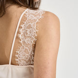 Top donna in stile lingerie cipria 106623A385 LYDIAP97 PINKO 