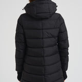 Piumino donna in nylon midi nero PI0660D 9389 HERNO 