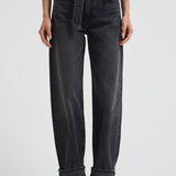 Jeans donna Cuffed taper in denim grigio A270 1817 AGOLDE 