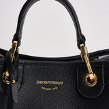 Borsa a mano donna in pelle nera EW000361 AF12103MC032 EMPORIO ARMANI 