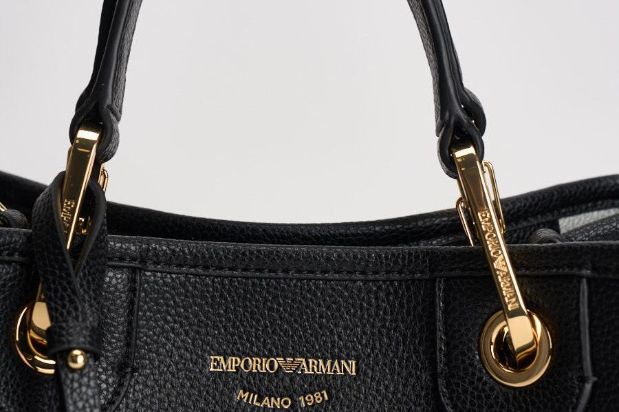 Borsa a mano donna in pelle nera EW000361 AF12103MC032 EMPORIO ARMANI 