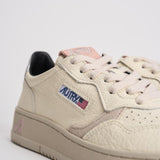 Sneakers donna Medalist panna, argento e rosa AULW LE18 AUTRY 
