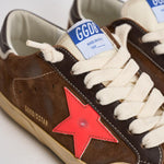 Sneakers uomo Super-star marrone GMF01026 F00810855737 GOLDEN GOOSE 