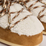 Stivale donna da neve cammello e bianco 1409580 MA03WHISKYOFFWHITE MOON BOOT 