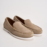 Mocassino uomo in suede beige 803932196 001 RALPH LAUREN 