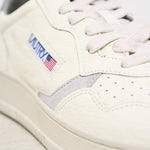 Sneakers uomo Medalist bianche e verdi AULM NE05 AUTRY 
