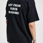 T-shirt uomo girocollo nera TS203 CO002BL DROLE DE MONSIEUR 