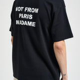 T-shirt uomo girocollo nera TS203 CO002BL DROLE DE MONSIEUR 