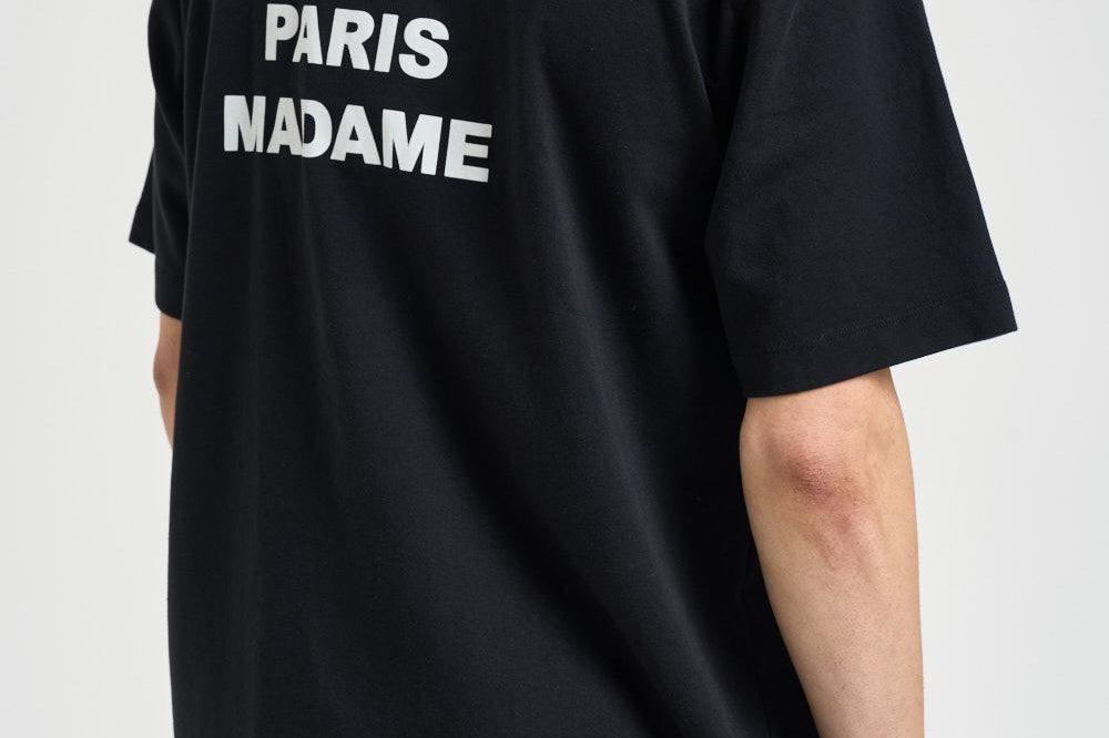 T-shirt uomo girocollo nera TS203 CO002BL DROLE DE MONSIEUR 