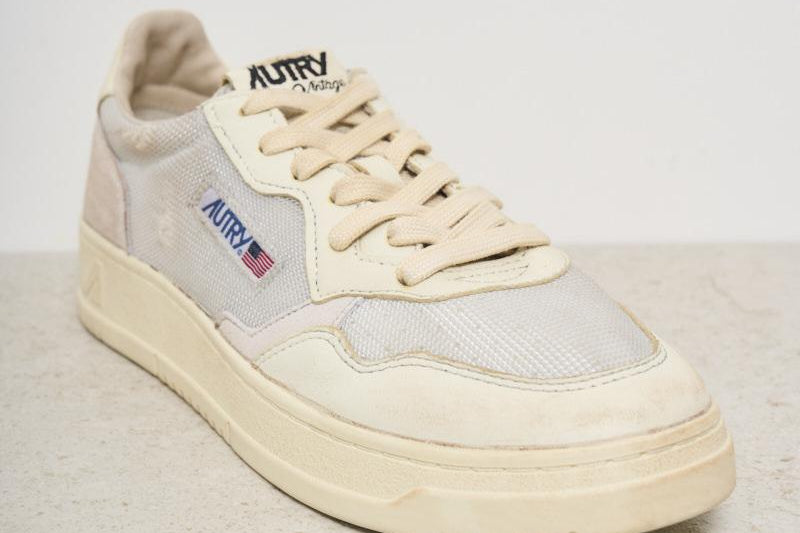 Sneakers uomo Super vintage panna e beige AVLM DA03 AUTRY 