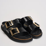 Sandali donna Arizona Droplet Buckle nero 1029353 BLACK BIRKENSTOCK 