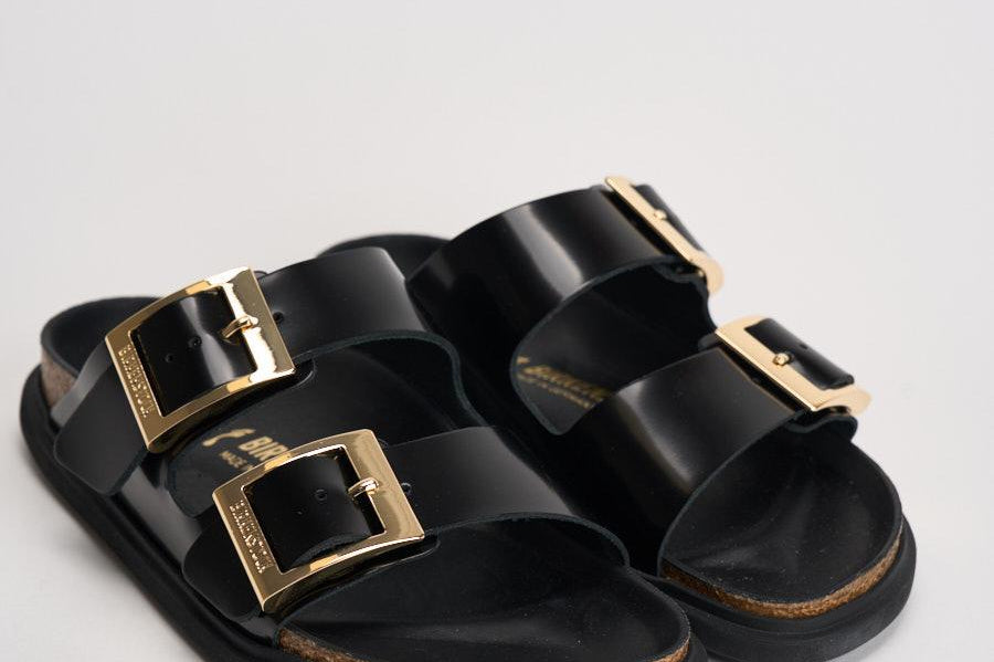 Sandali donna Arizona Droplet Buckle nero 1029353 BLACK BIRKENSTOCK 