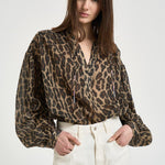 Blusa donna animalier S1163 111 BAZAR DELUXE 