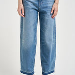 Jeans donna gamba dritta in denim blu 103857A341 ESTELLEPJF PINKO 