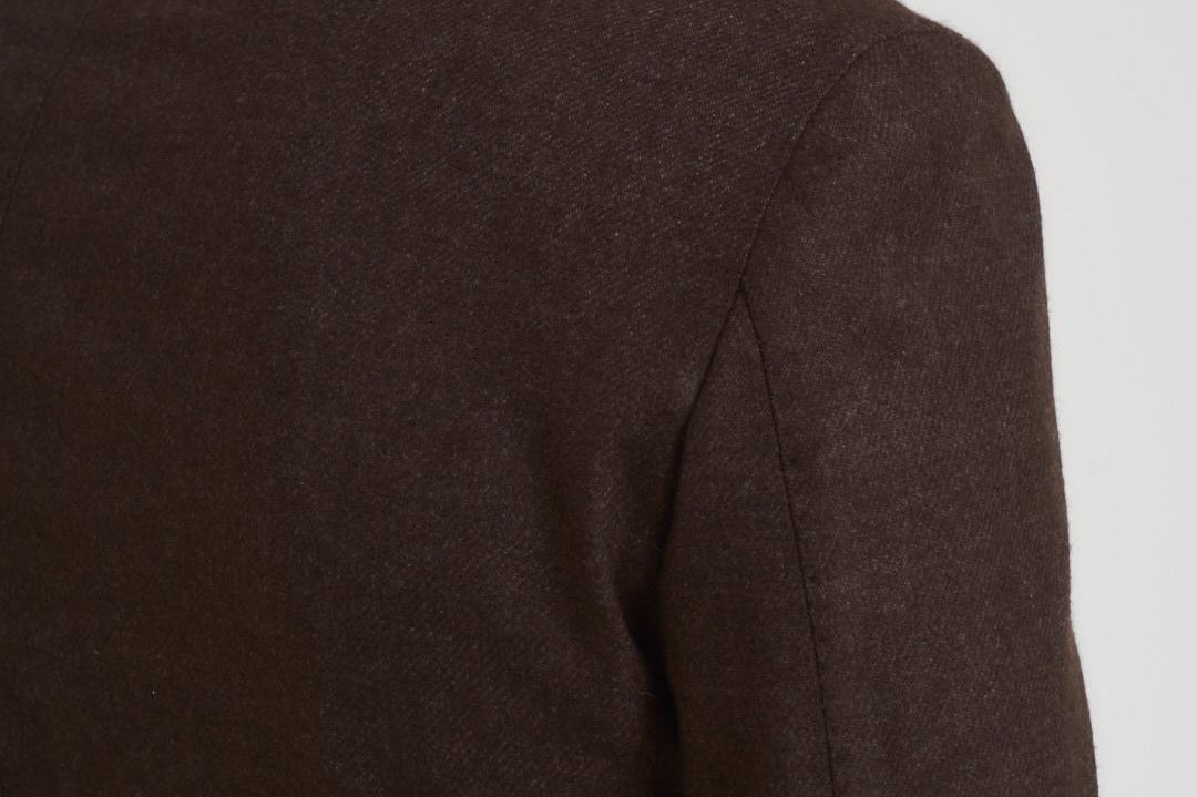 Giacca uomo monopetto in lana marrone 2884 555093 L.B.M. 