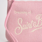 Pochette donna Aline in lana rosa ALINE WOOLHER21 MC2 SAINT BARTH 