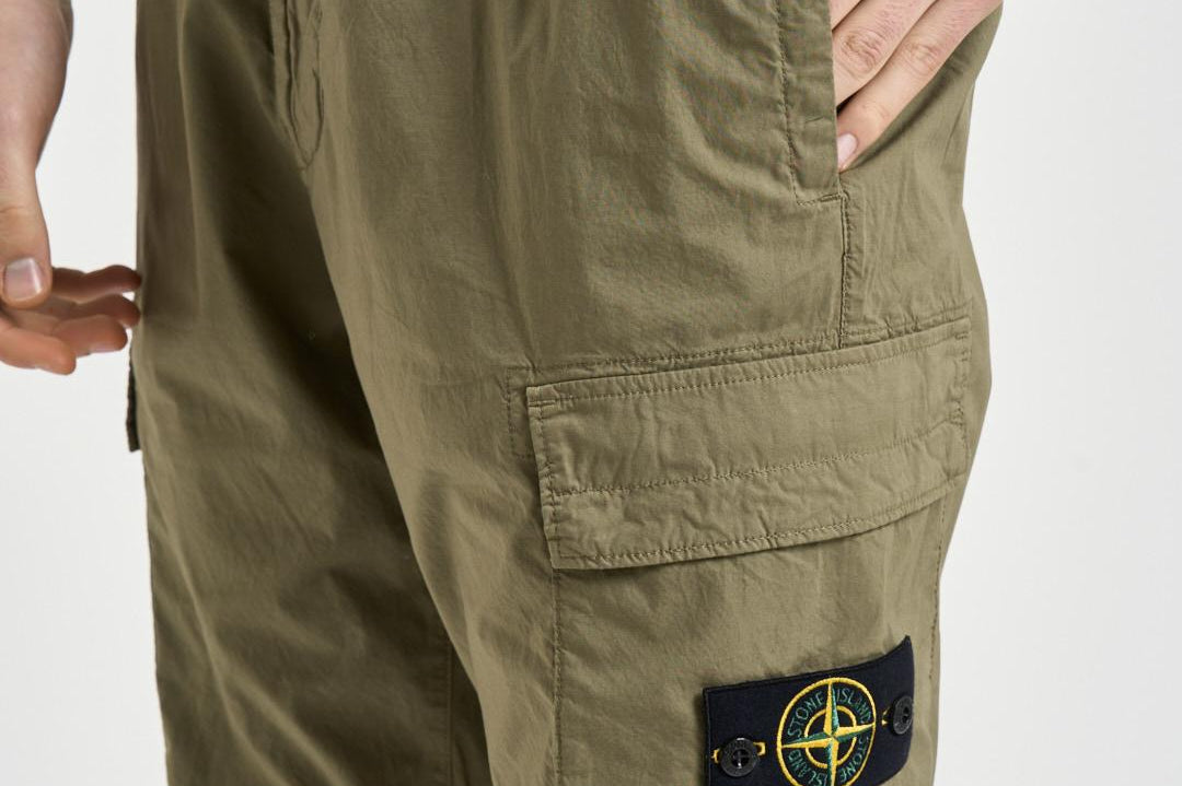Pantalone uomo cargo verde militare 3100031 S0003V005G STONE ISLAND 