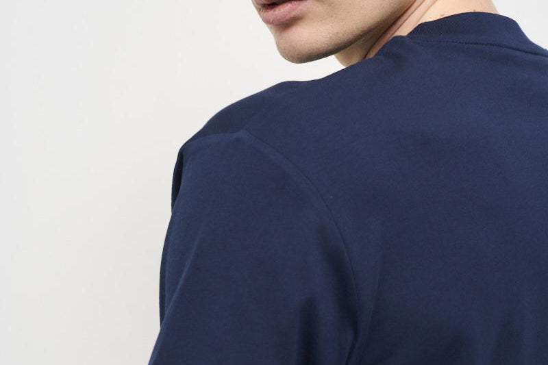 T-shirt uomo girocollo blu TH7318 166 LACOSTE 