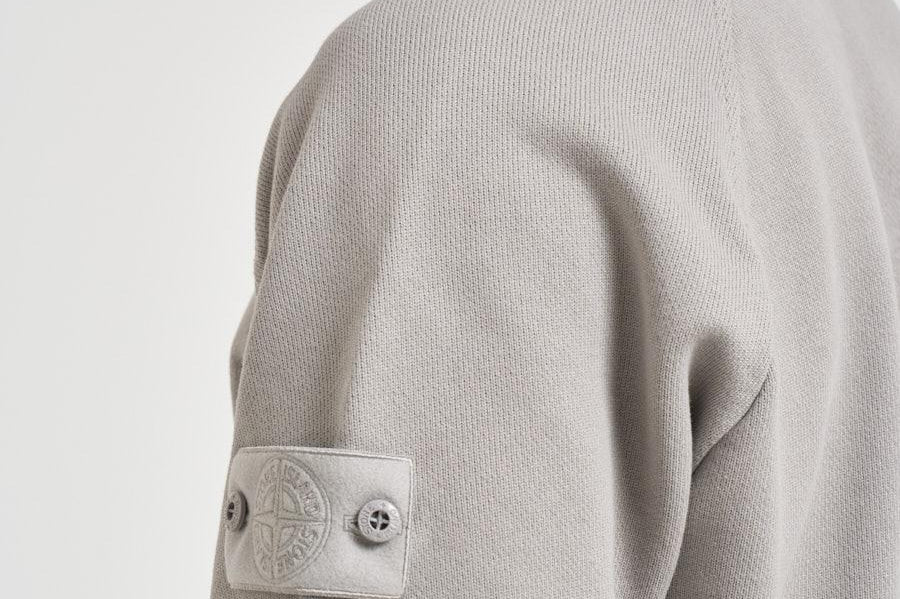 Felpa uomo girocollo grigio chiaro 6100028 S0F42V0064 STONE ISLAND 