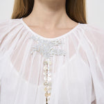 Camicia donna bianca Bohemian 13534 BIANCO0002 FORTE FORTE 
