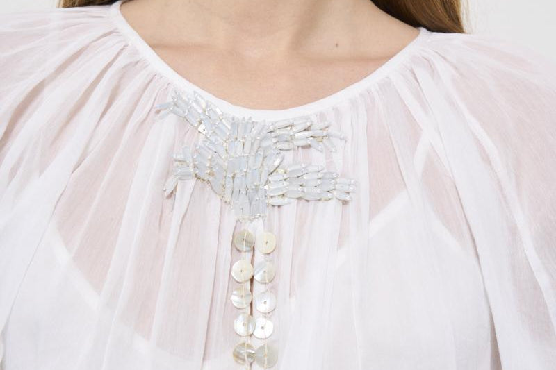 Camicia donna bianca Bohemian 13534 BIANCO0002 FORTE FORTE 
