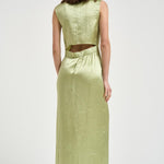 Abito donna lungo verde 32101 0333 FILIPPA K 