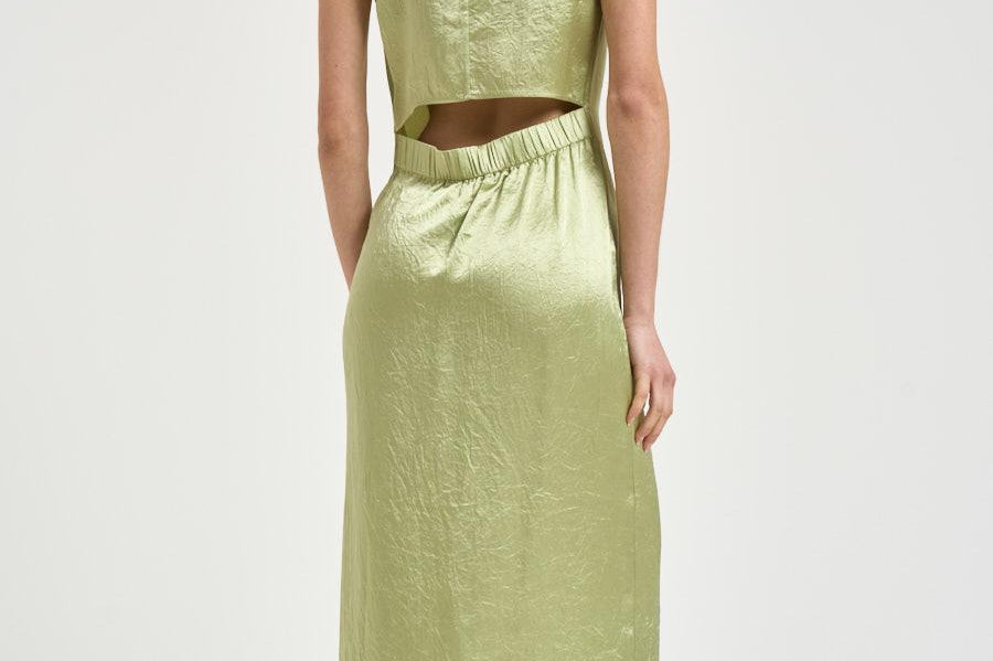 Abito donna lungo verde 32101 0333 FILIPPA K 