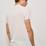 Polo uomo bianca EU526 823C ACCADEMIE TESSILI 