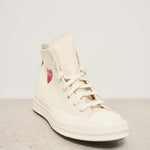 Sneakers Converse donna Chuck 70 panna K129 WHITE COMME DES GARCON PLAY 