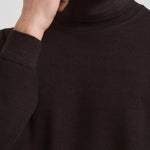 Maglia uomo collo alto marrone DV1ML WM12RV190 FILIPPO DE LAURENTIS 