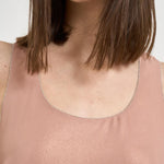 Top donna smanicato rosa E08638 57M PESERICO 
